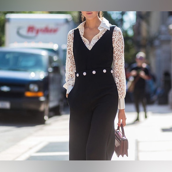 NWT Tory Burch Fremont Cropped Wide Leg Jumpsuit - Picture 6 of 11